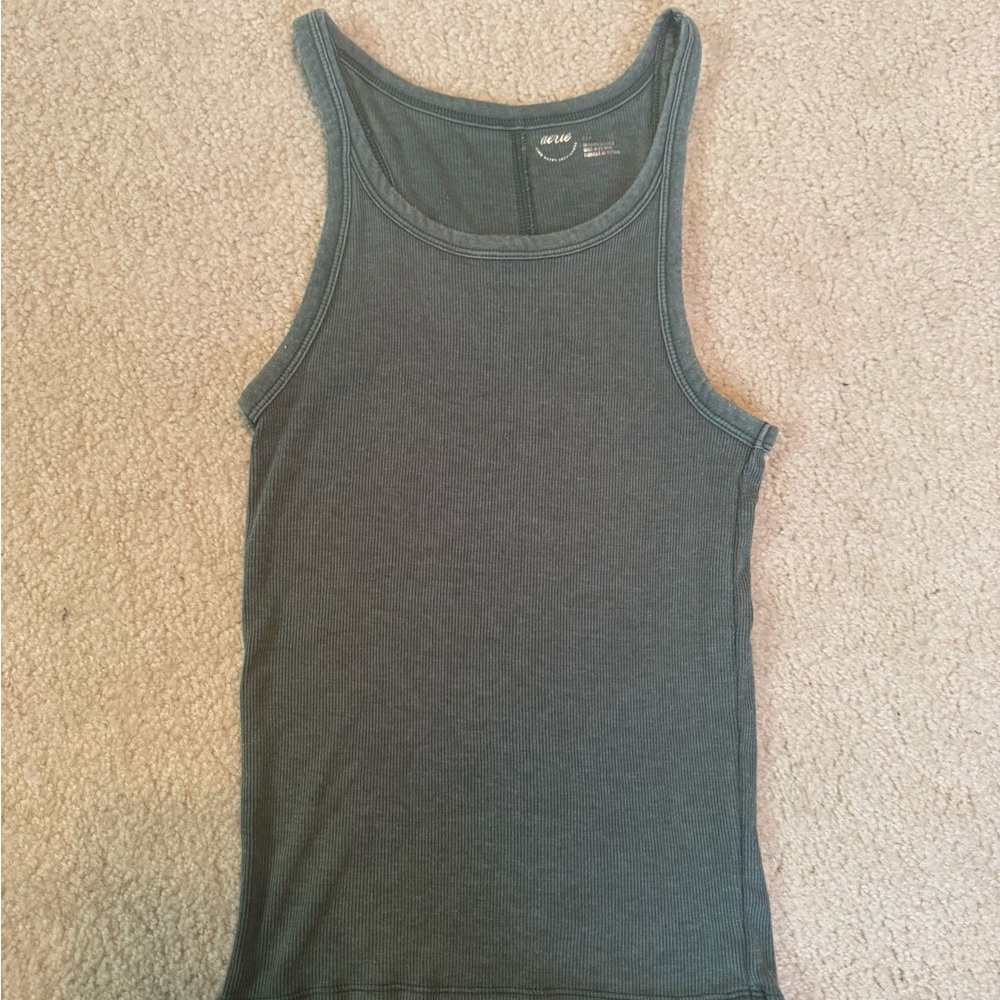 Aerie Light Green Tank Top